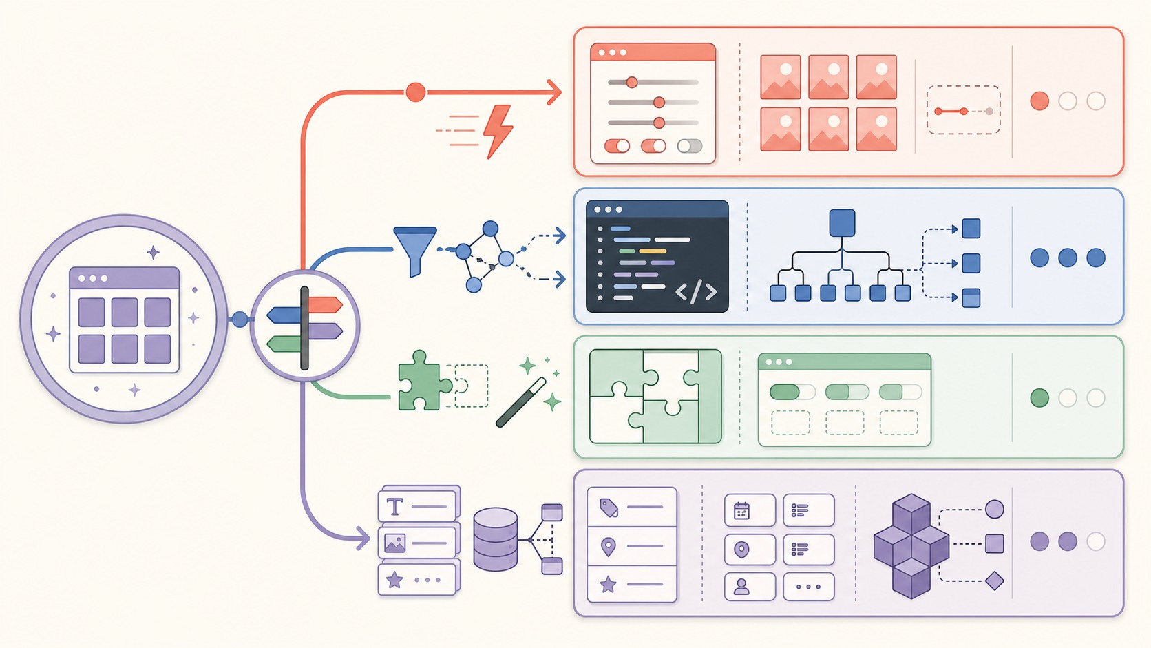ordenar posts personalizados elementor diagrama explicativo