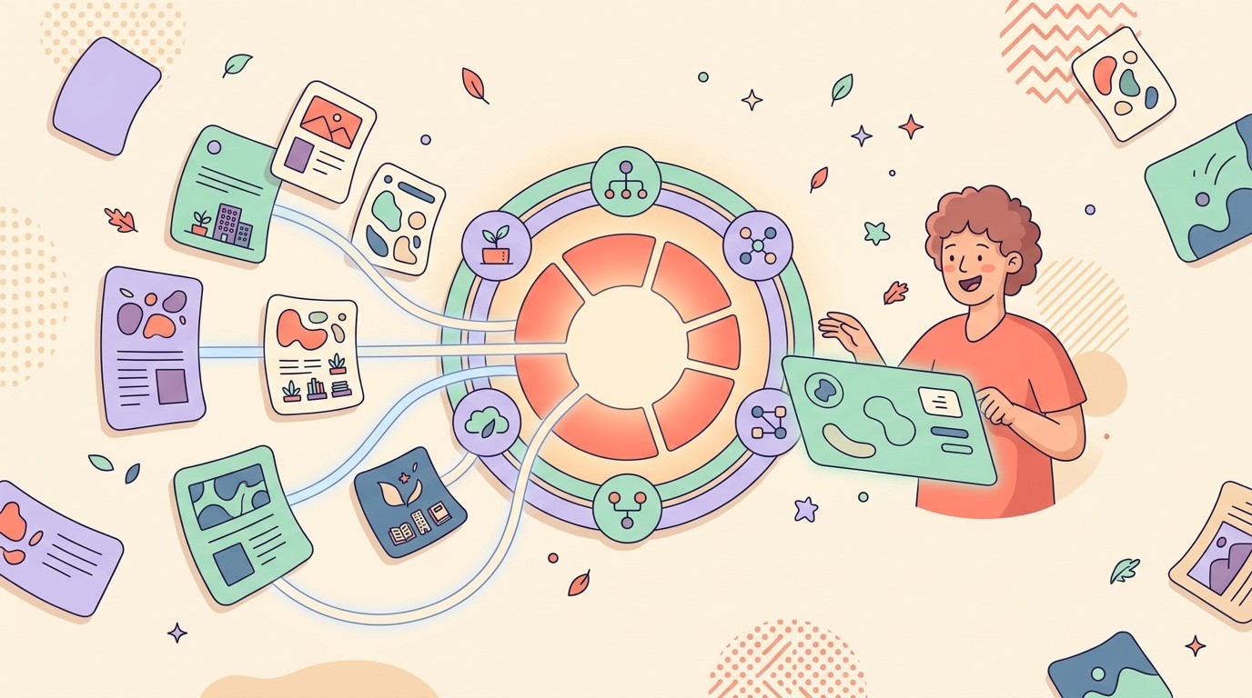 Centralised Pages. - ilustracion