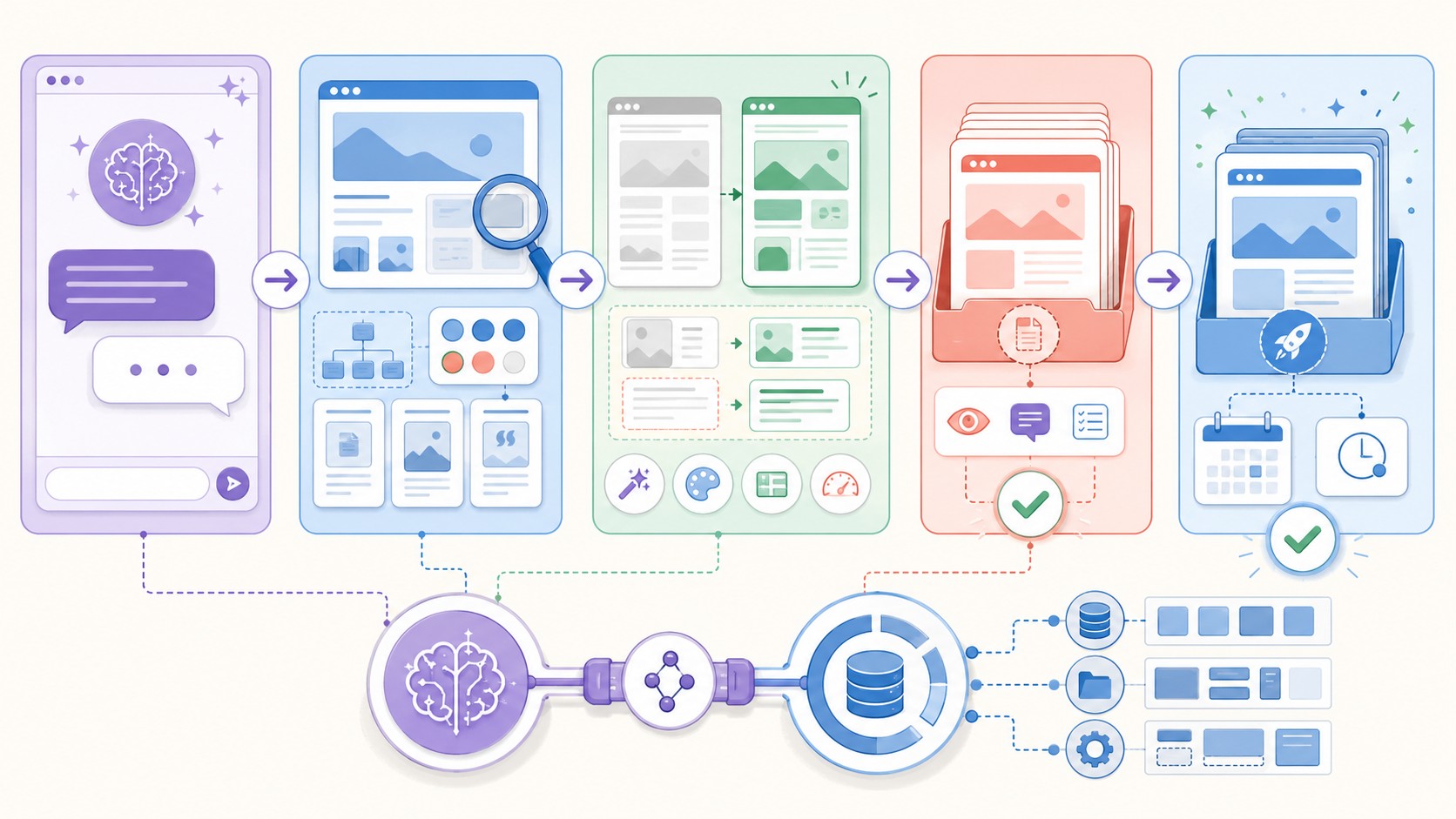 Plugin IA para WordPress de Claude: qué puede hacer 1 plugin ia para wordpress diagrama explicativo