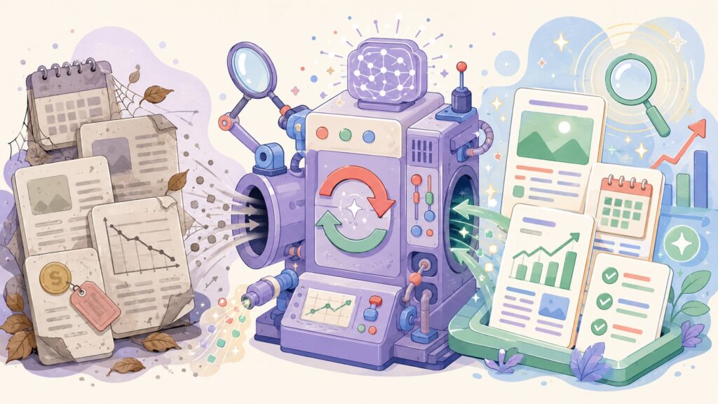 CRAI content updater, refreshes existing posts to stay up to date. Good for seo. [FREE] - ilustracion
