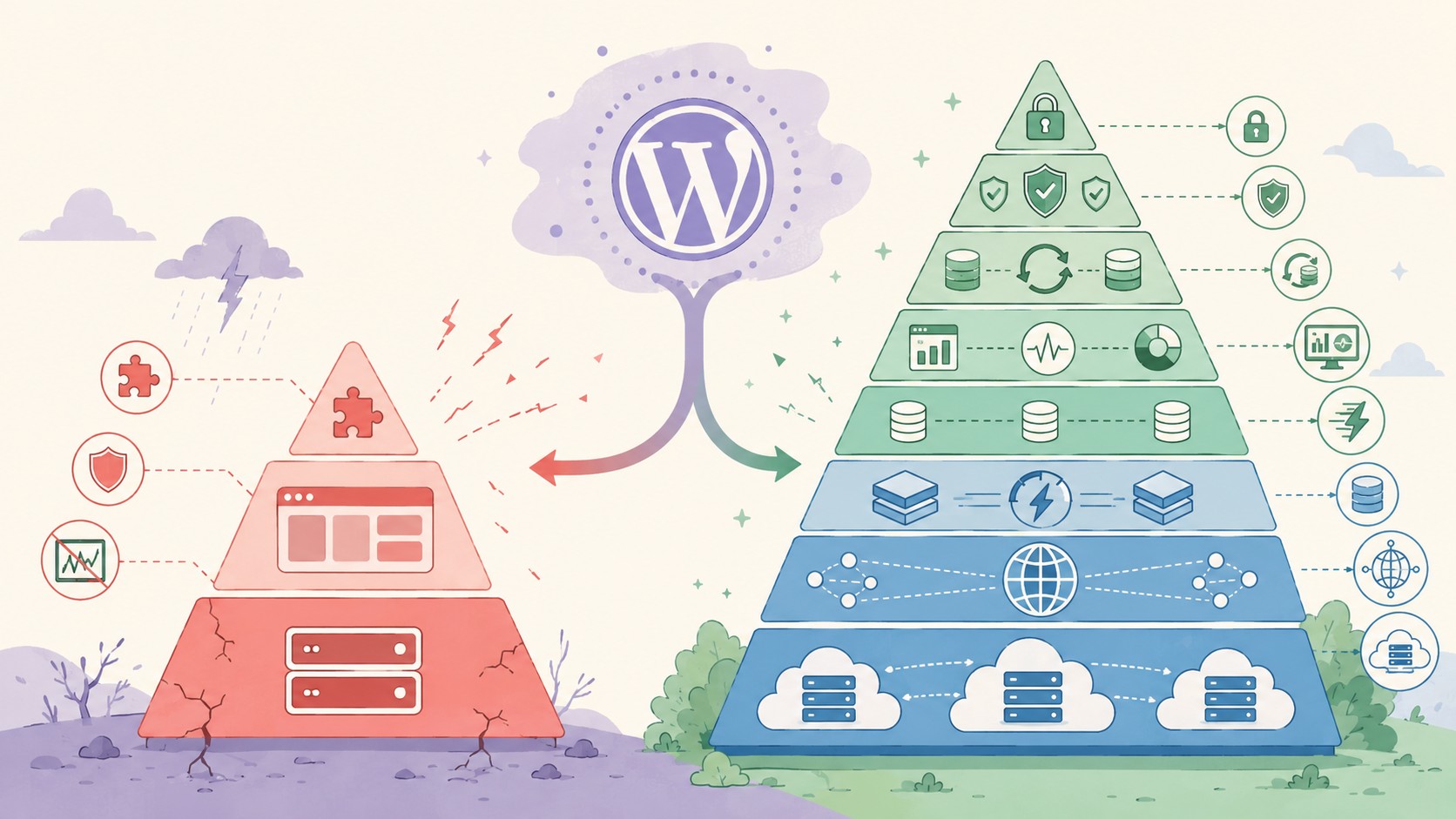 por qué empresas confían en wordpress diagrama explicativo