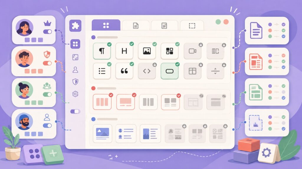 [FREE] Rootstuff Block Permissions | Control Gutenberg blocks and patterns by role and post type - ilustracion