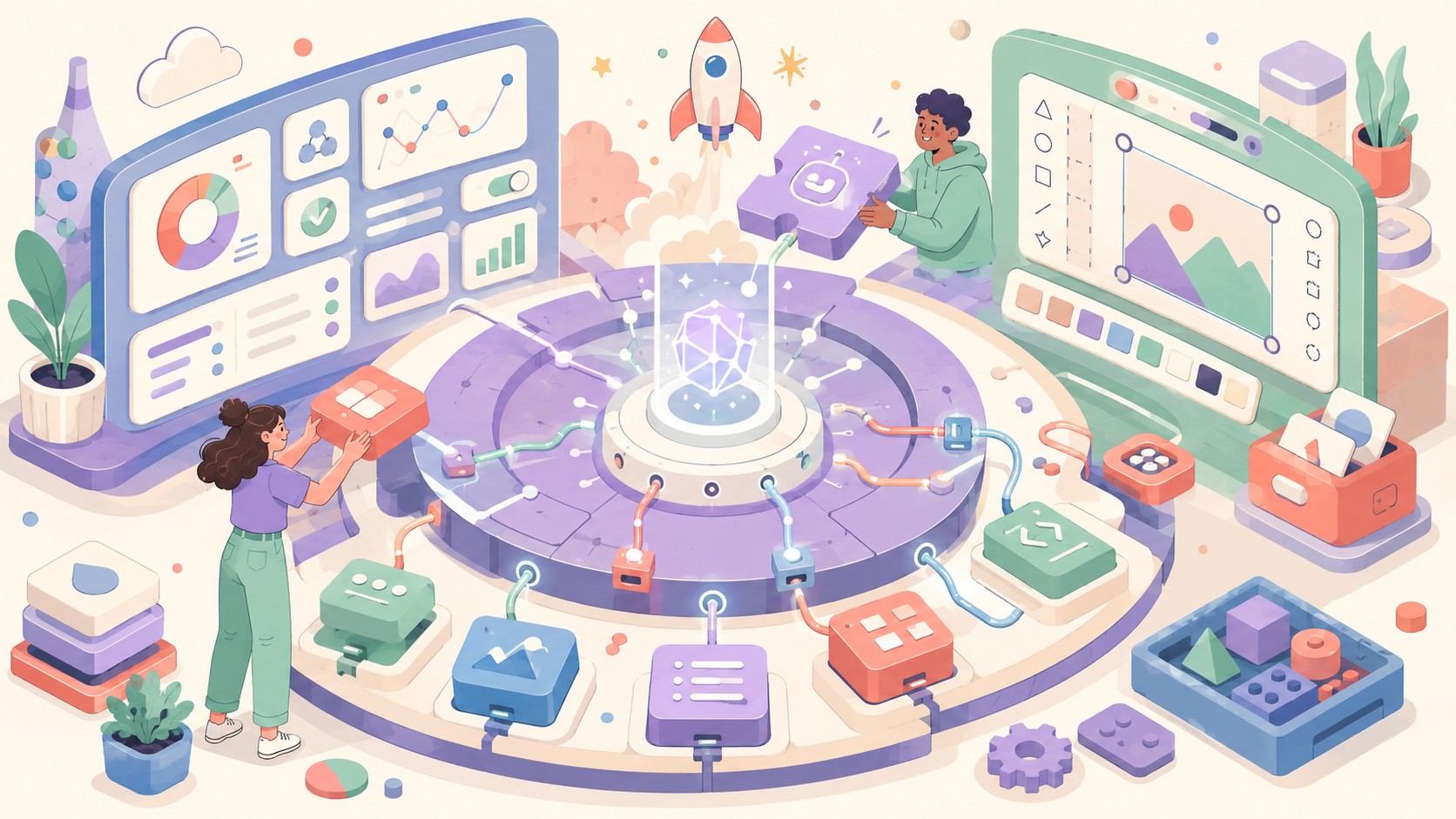 WordPress 7.0 “Armstrong” Ships With AI Infrastructure, Modernized Dashboard, and New Design Tools - ilustracion