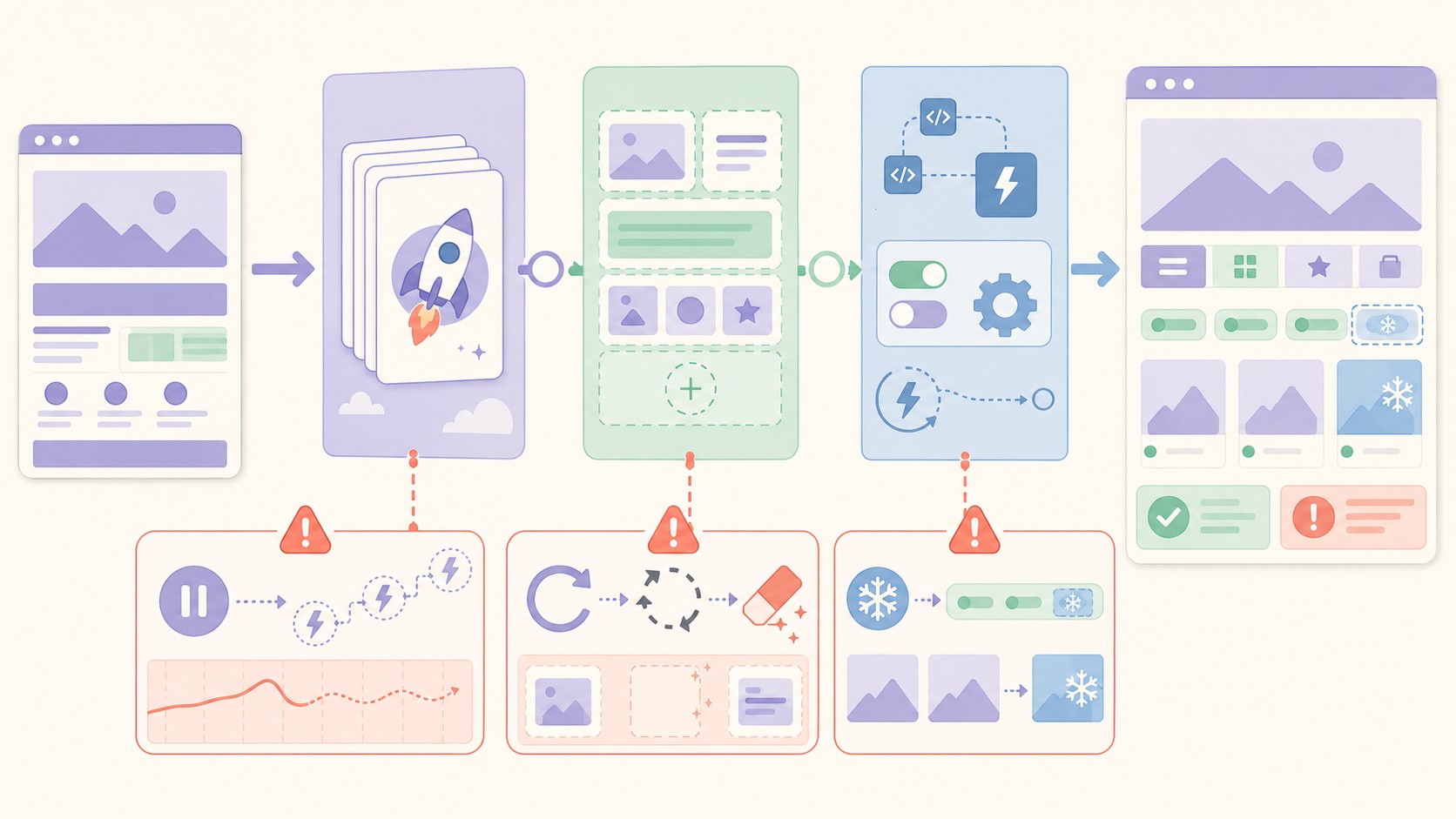 wp rocket elementor caché menú diagrama explicativo