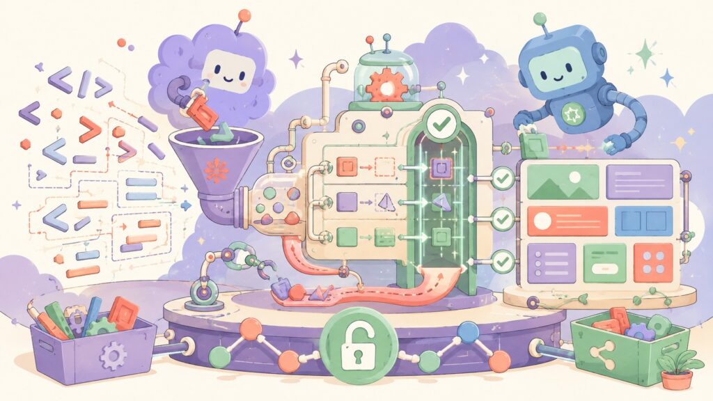 Claude/Codex HTML → WP Valid Blocks (Open Source) - ilustracion