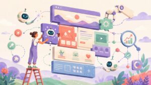 Building WordPress sites with AI - ilustracion
