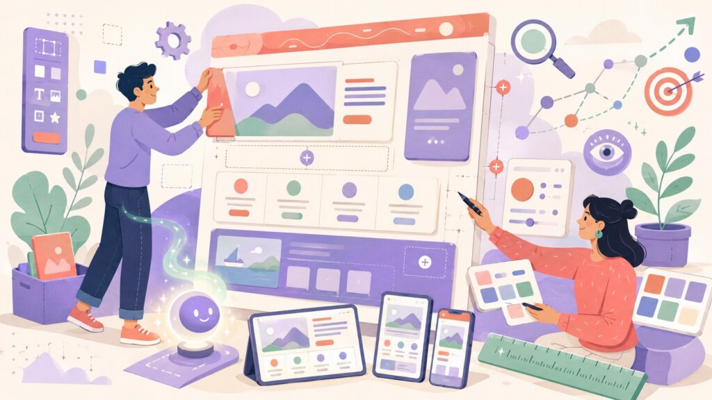 Professional Web design Services - ilustracion
