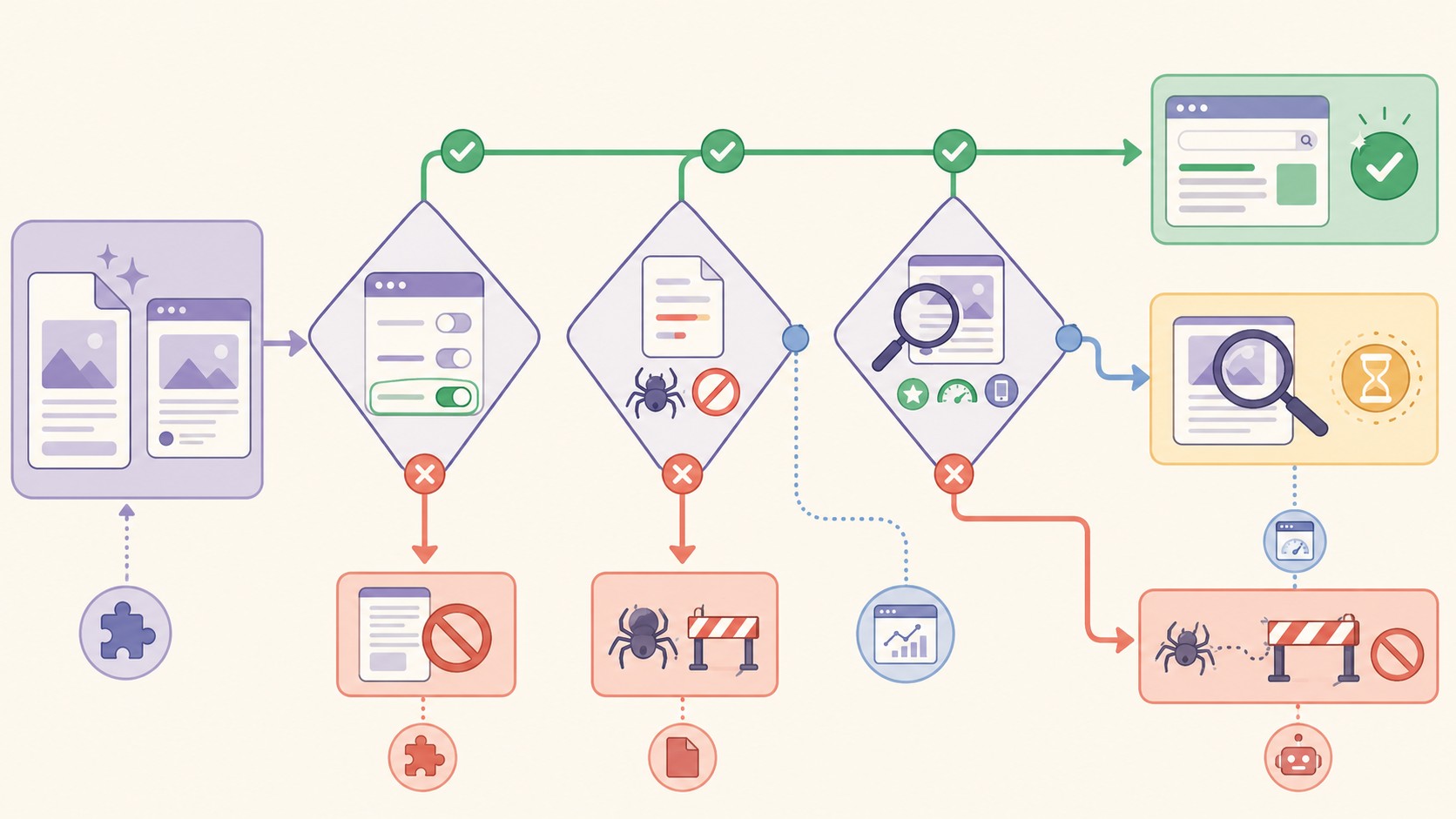 Google indexa tus páginas pero no tus posts: por qué pasa 1 google wordpress pages rank diagrama explicativo