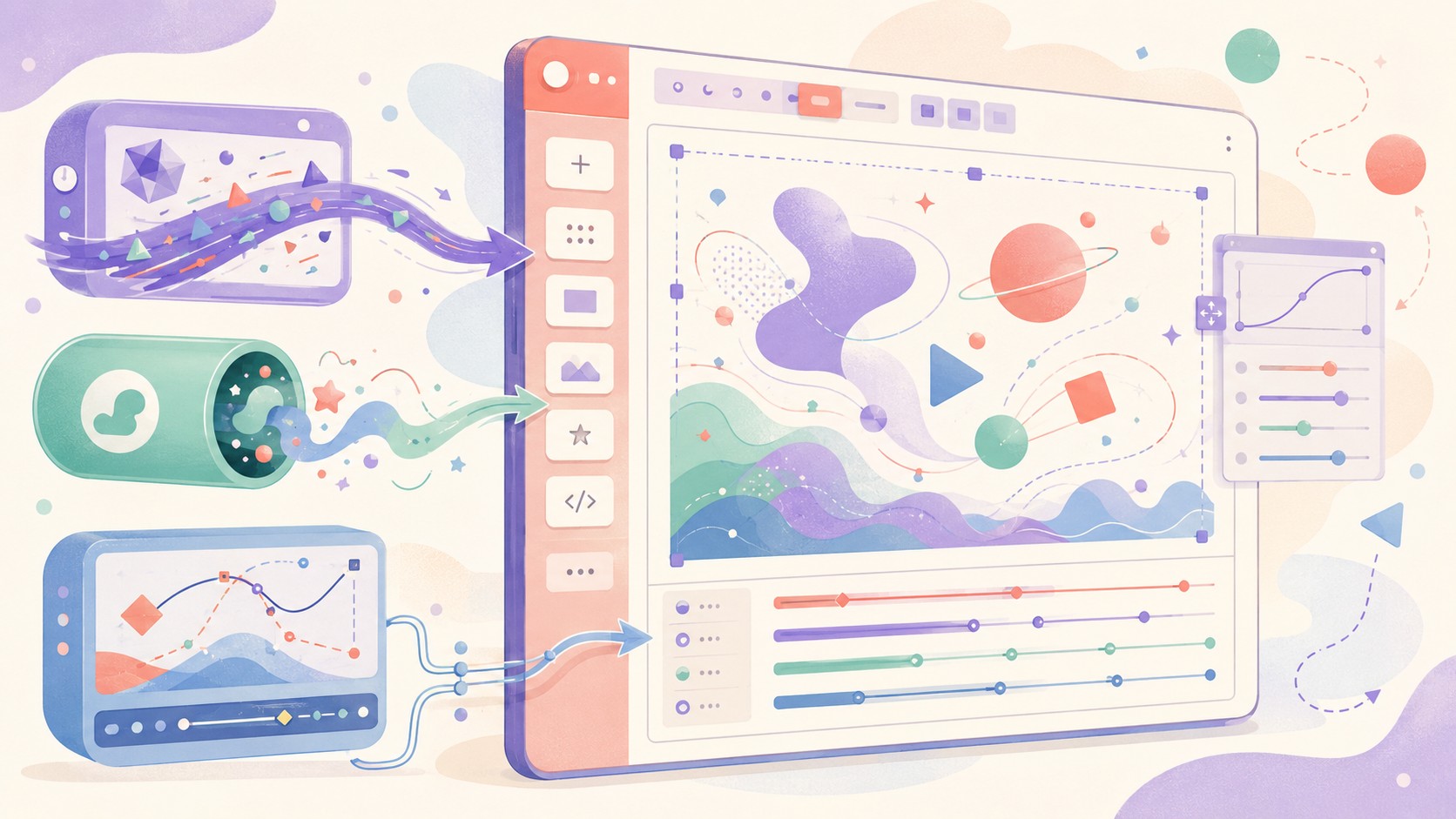 Importing HTML complex animations (via Elementor) - ilustracion