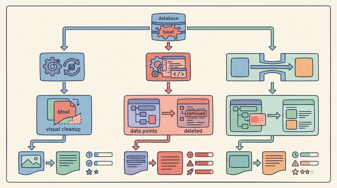 Cómo limpiar los residuos de Yoast en WordPress (2026) 1 limpiar residuos yoast wordpress diagrama explicativo