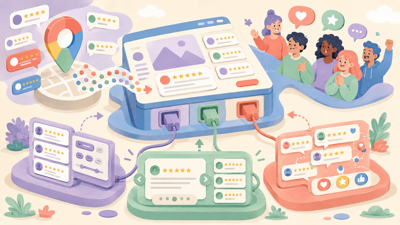 Best Google Reviews Plugin for WordPress - ilustracion