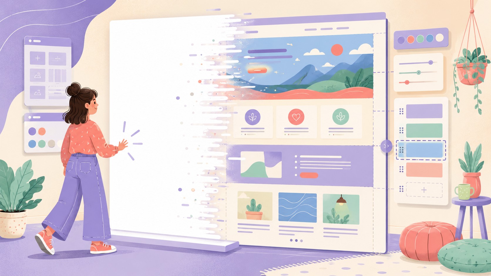 White screen flash on 1st page visit only then disappears - ilustracion