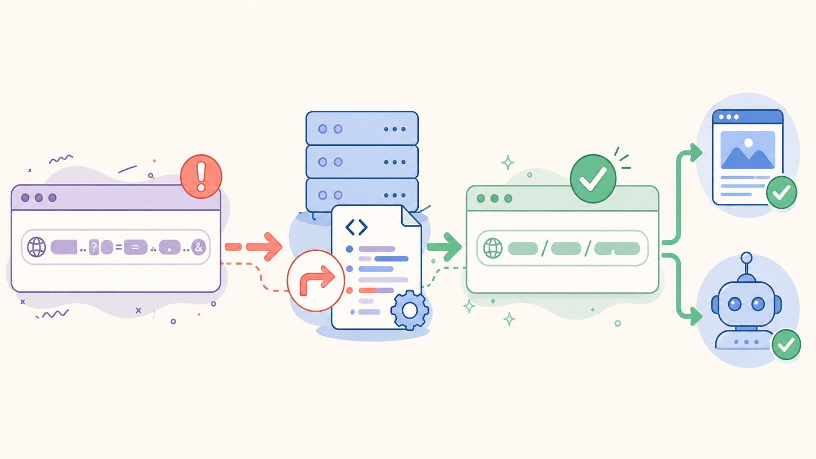 Solucionar los permalinks que no funcionan en WordPress 1 cambiar permalinks wordpress migración diagrama explicativo