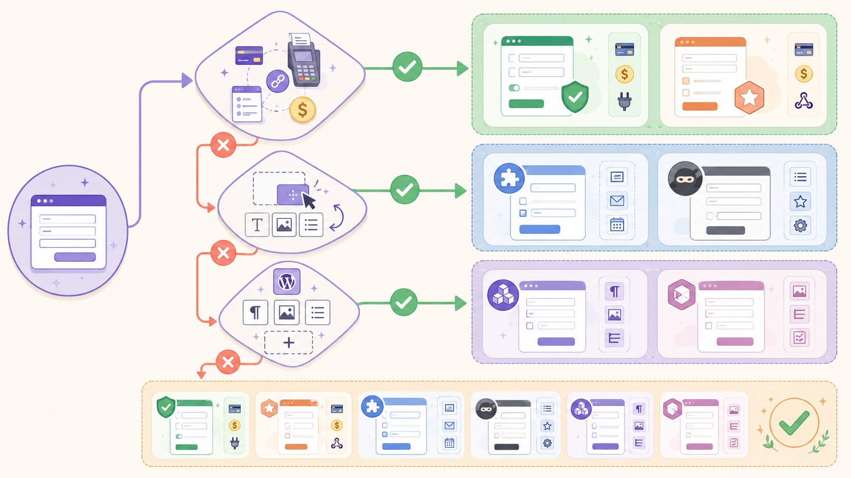 Plugins de formularios WordPress gratuitos: la guía 2026 1 plugins formularios wordpress gratuitos diagrama explicativo