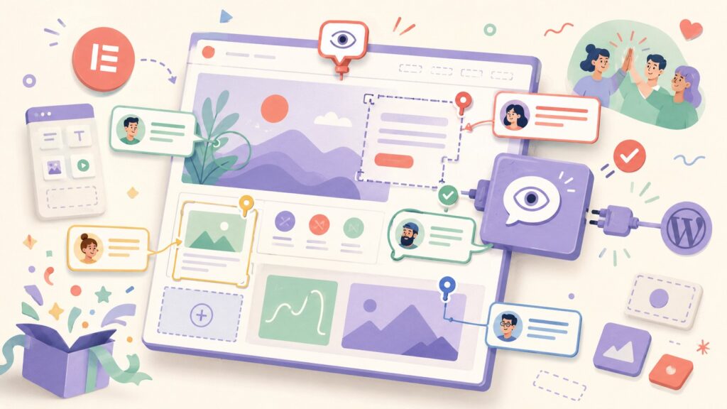 [FREE] Previu - Visual Client Feedback Plugin for Elementor - ilustracion