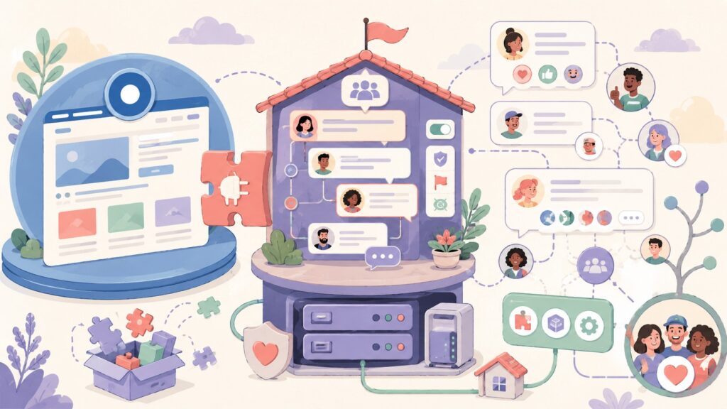 Dev here. I just open-sourced Quelora — a self-hosted comments + community platform with a proper WordPress plugin. Posting here because the WP integration is one of the main things that sets it apart - ilustracion
