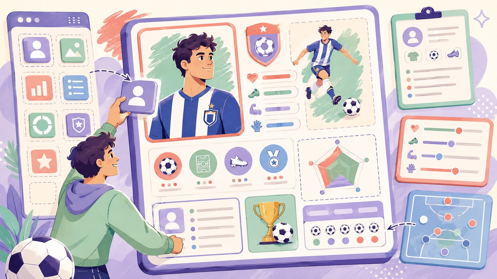 [FREE] Tutorial: Create a Sports Player Card With Elementor & SportsPress - ilustracion