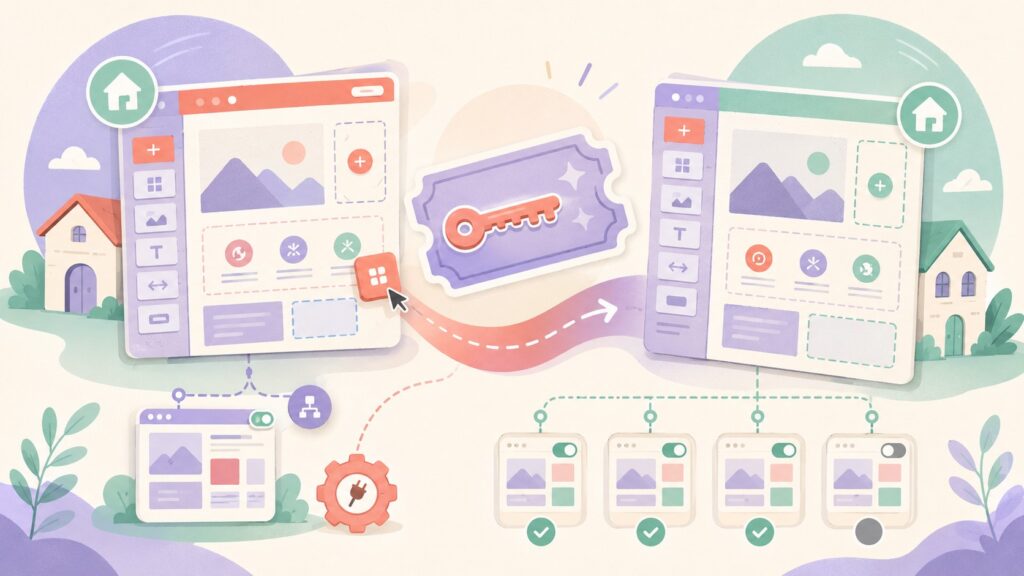 elementor license transfer - ilustracion