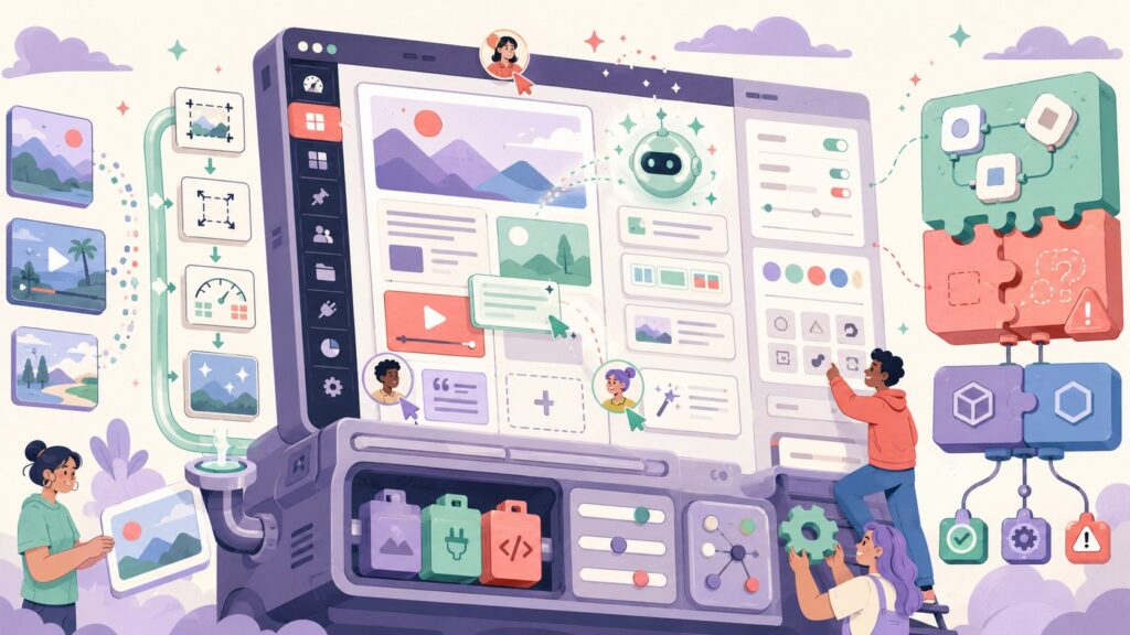 @WordPress: The June 2026 WordPress developer roundup covers WordPress 7.0, client-side media processing testing, collaborative editing outreach for 7.1, and the React 19 compatibility situati - ilustracion