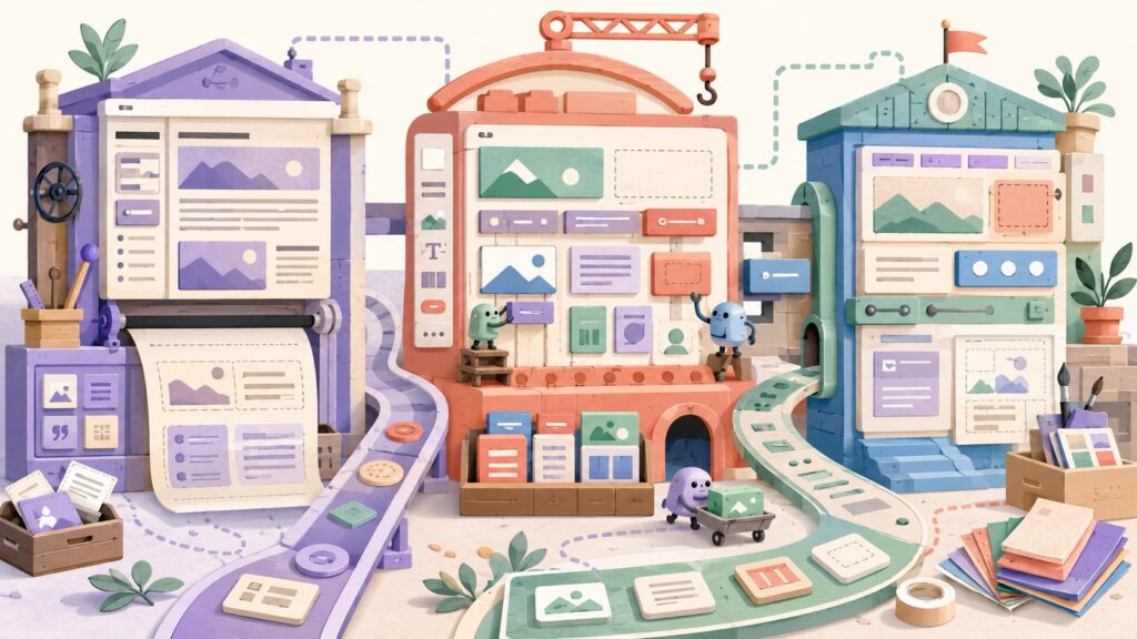 Wordpress Agency - Classic vs Block vs Hybrid in 2026 - ilustracion