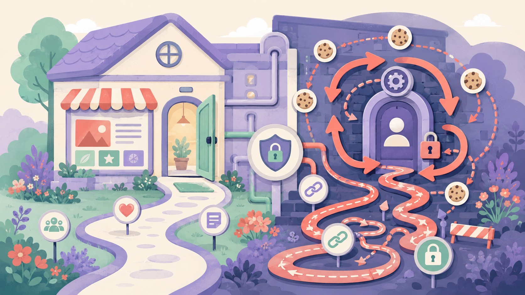 WordPress wp-admin infinite redirect loop after login while frontend still works normally - ilustracion
