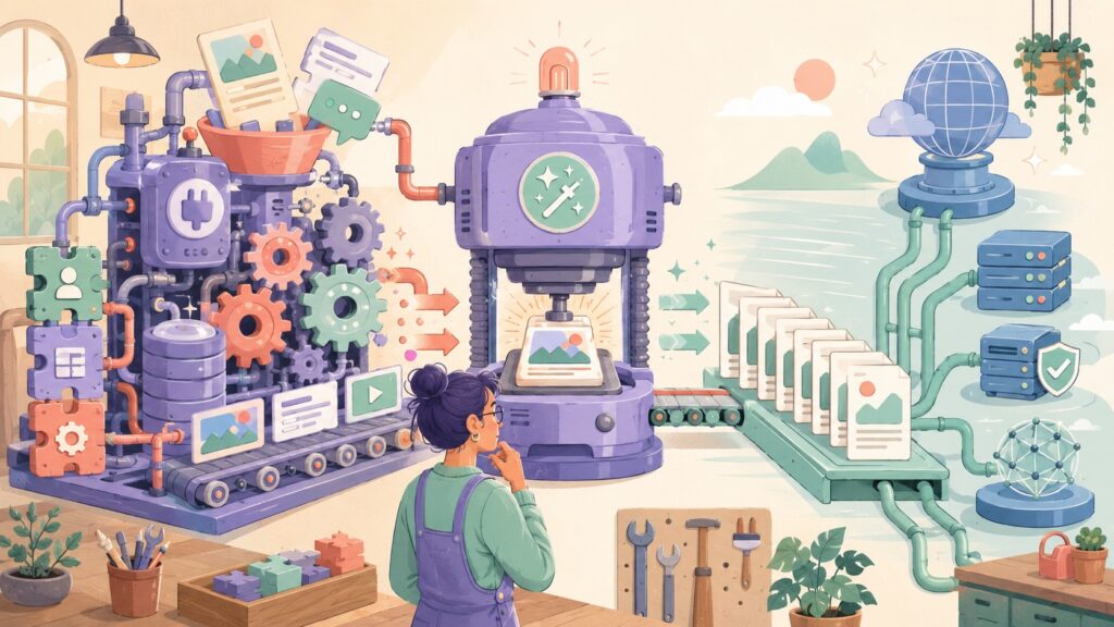 WordPress 7.0 made me rethink whether public WP sites should be dynamic at all - ilustracion