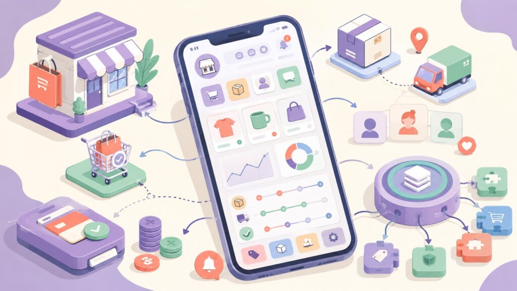 [FREEMIUM] I built a mobile app to manage SureCart (WordPress ecommerce) stores from your phone - ilustracion