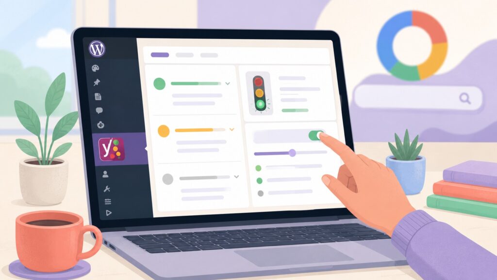 Cómo usar Yoast SEO: guía de instalación, configuración y consejos — ilustración