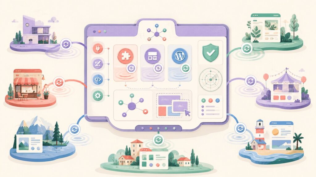 Elementor Manage: todos tus WordPress en un solo panel - ilustracion