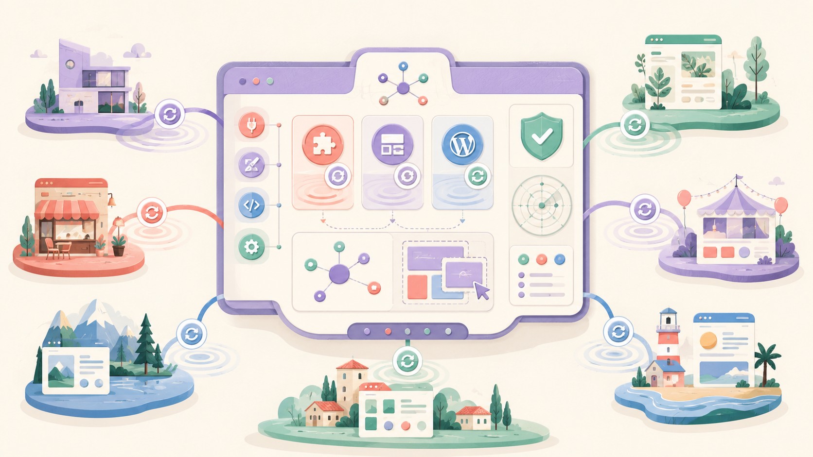 Elementor Manage: todos tus WordPress en un solo panel - ilustracion