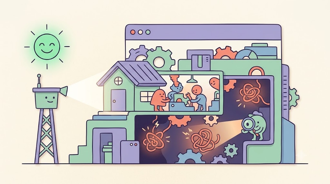Los fallos de WordPress que tu monitor de uptime no ve - ilustracion