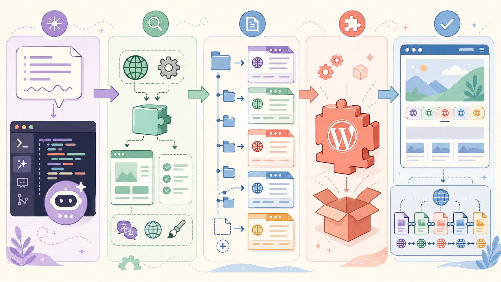 Plugin multilingüe gratuito con Claude Code en 2026 1 plugin multilingüe gratuito diagrama explicativo