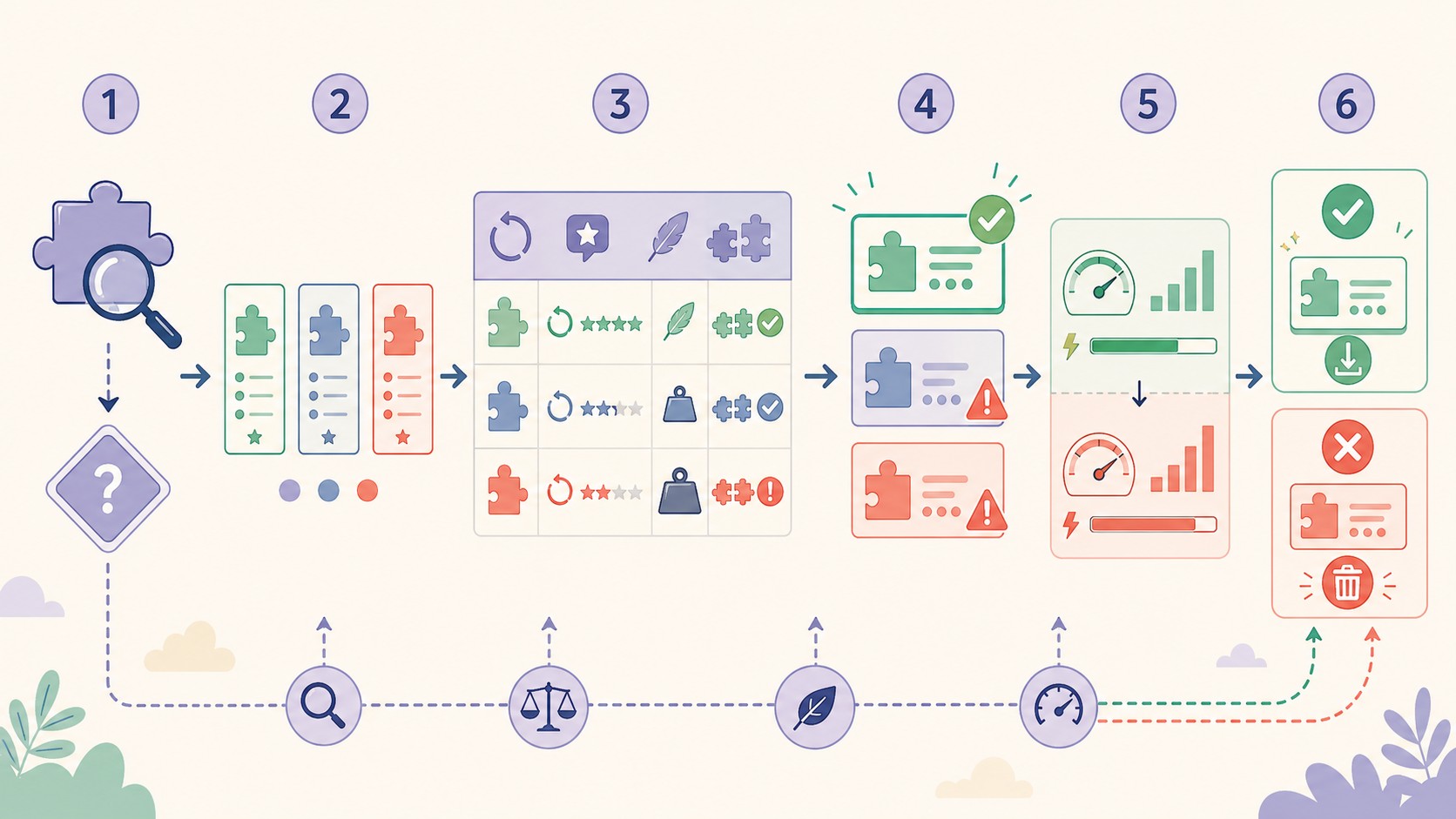 Plugins WordPress ligeros vs suites: qué conviene en 2026 1 plugins wordpress ligeros diagrama explicativo