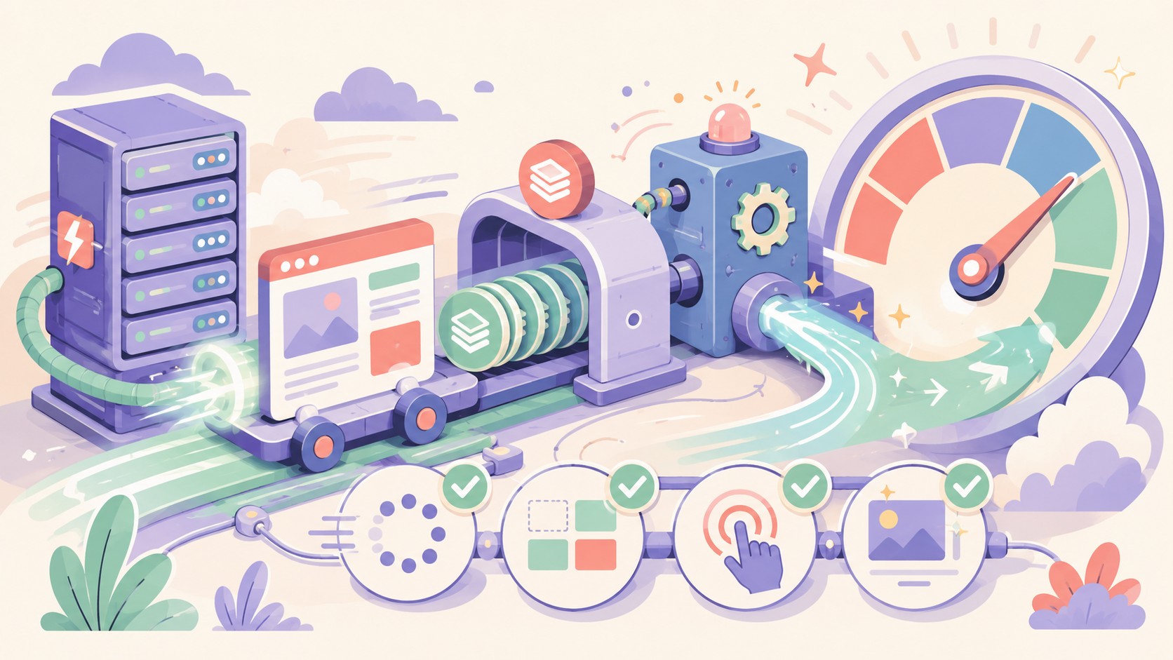Velocidad WordPress PageSpeed: qué puntaje buscar en 2026 - ilustracion