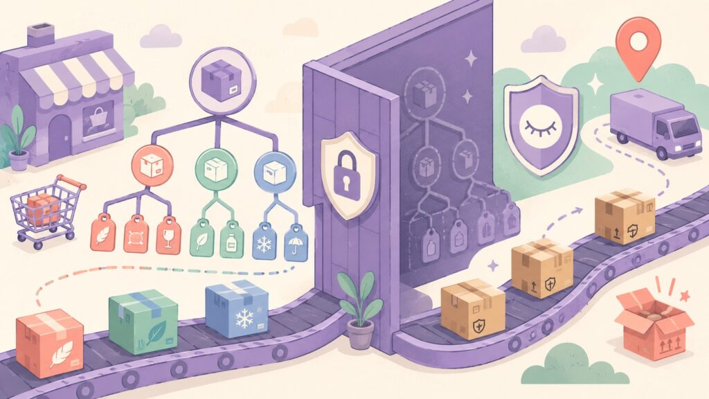 Product shipping class taxonomy will be private in WooCommerce 11.0 - ilustracion