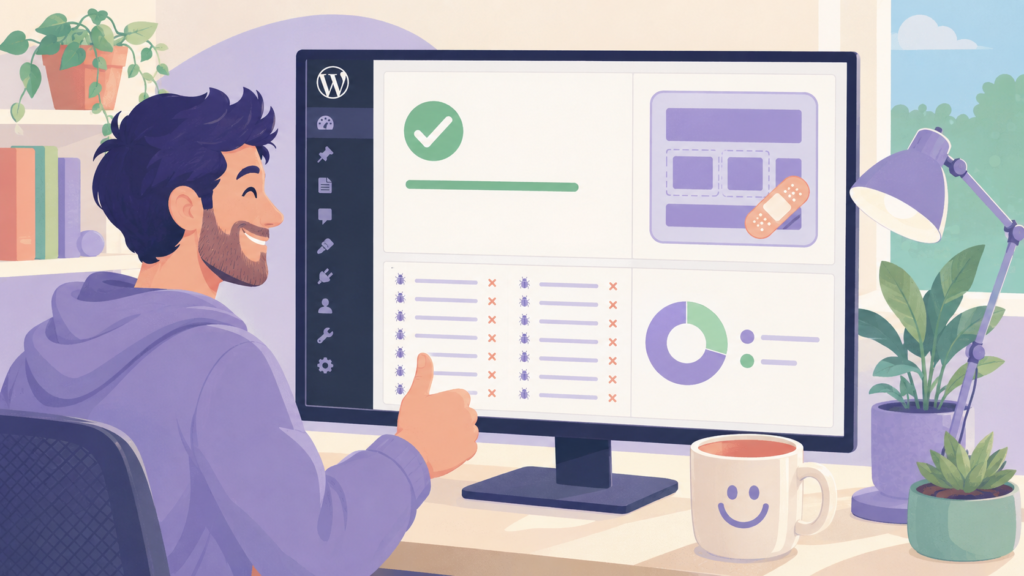 WordPress 7.0.1: los 31 bugs que corrige y cómo actualizar — ilustración
