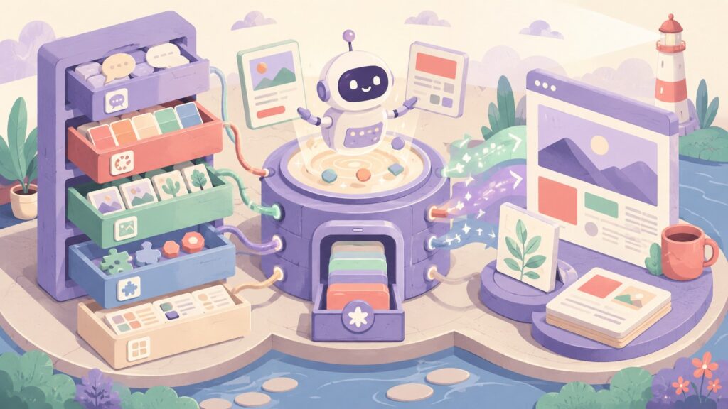Guidelines: WordPress.com le da memoria a su IA - ilustracion
