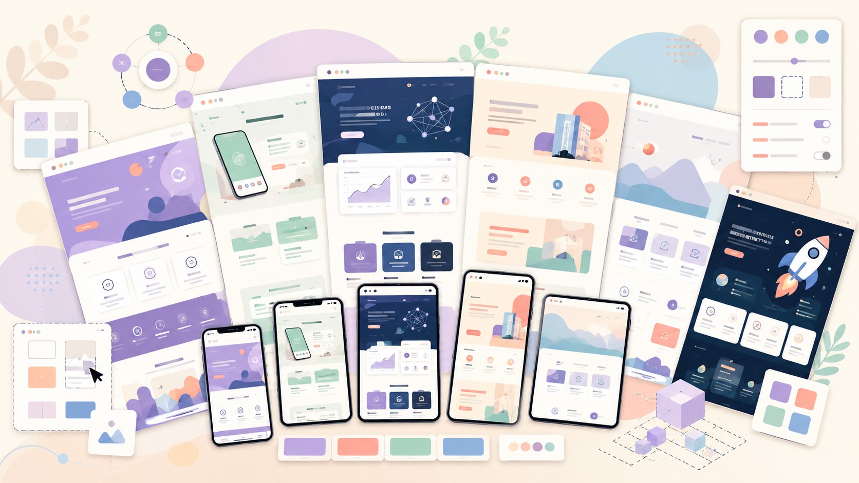 Las mejores plantillas WordPress para startups en 2026 - ilustracion