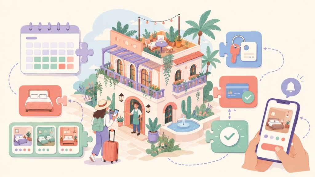 Plugin de reservas hotel para WordPress: guía 2026 - ilustracion