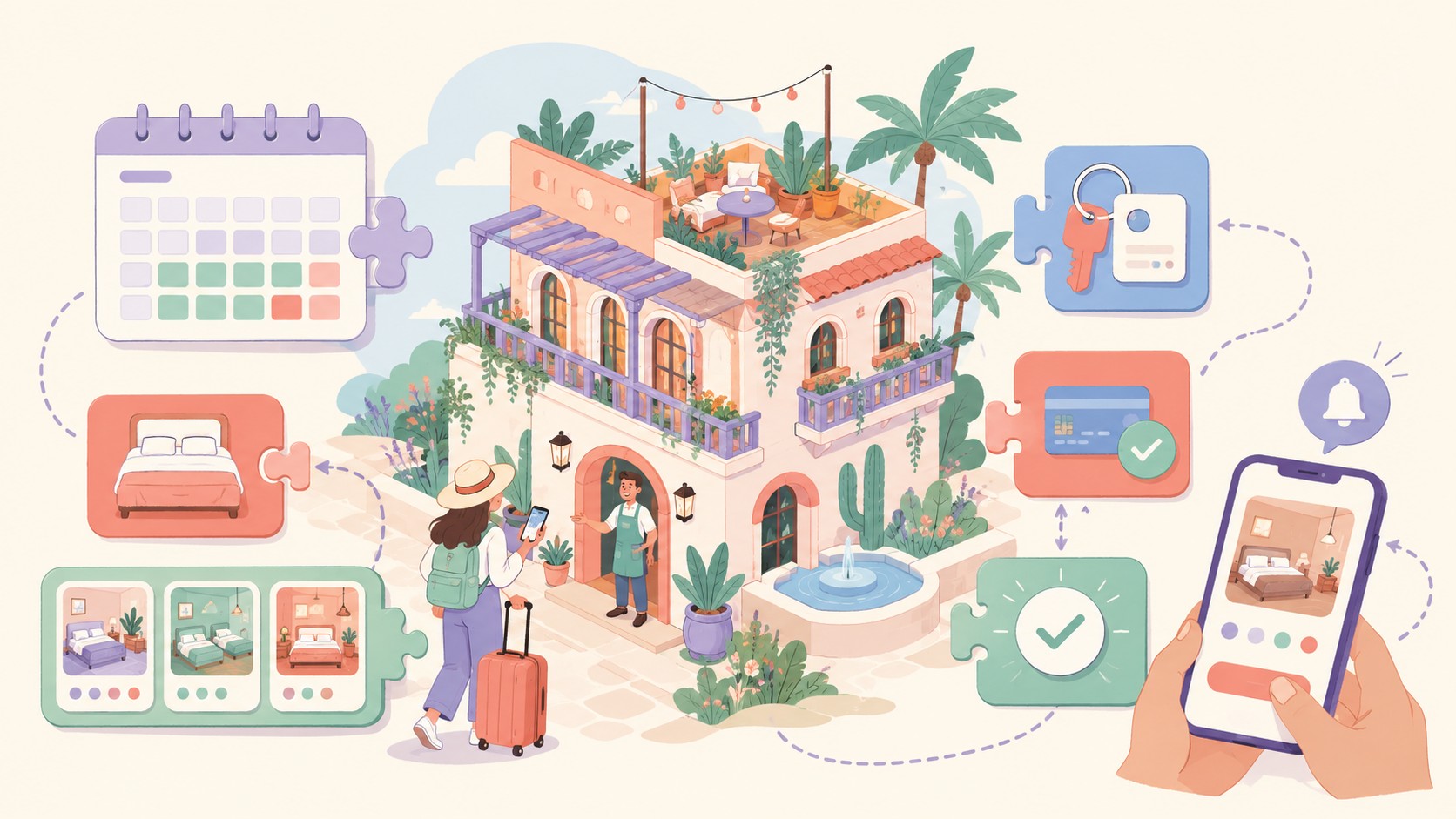 Plugin de reservas hotel para WordPress: guía 2026 - ilustracion