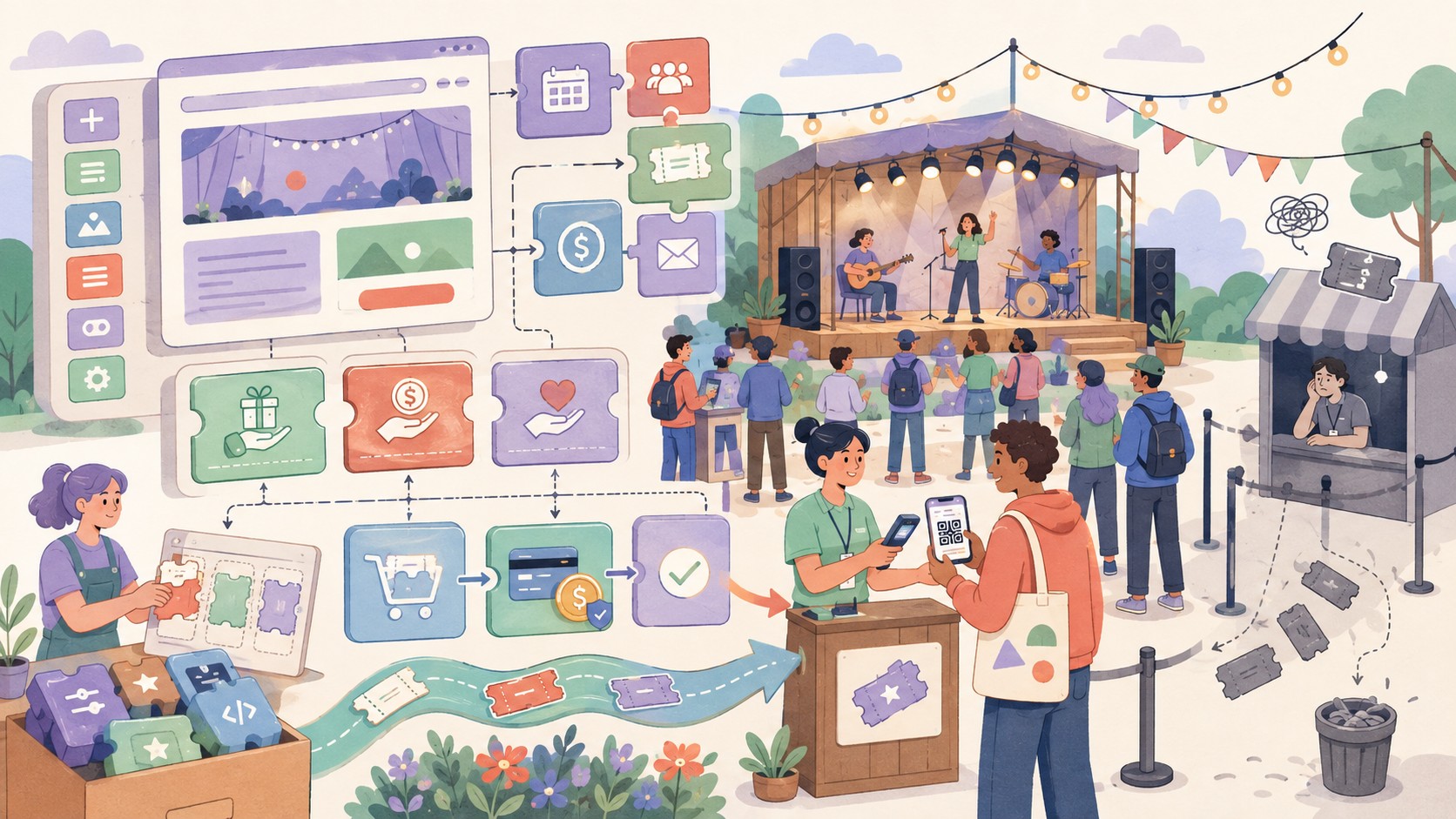 Vendé entradas de eventos desde WordPress: guía 2026 - ilustracion