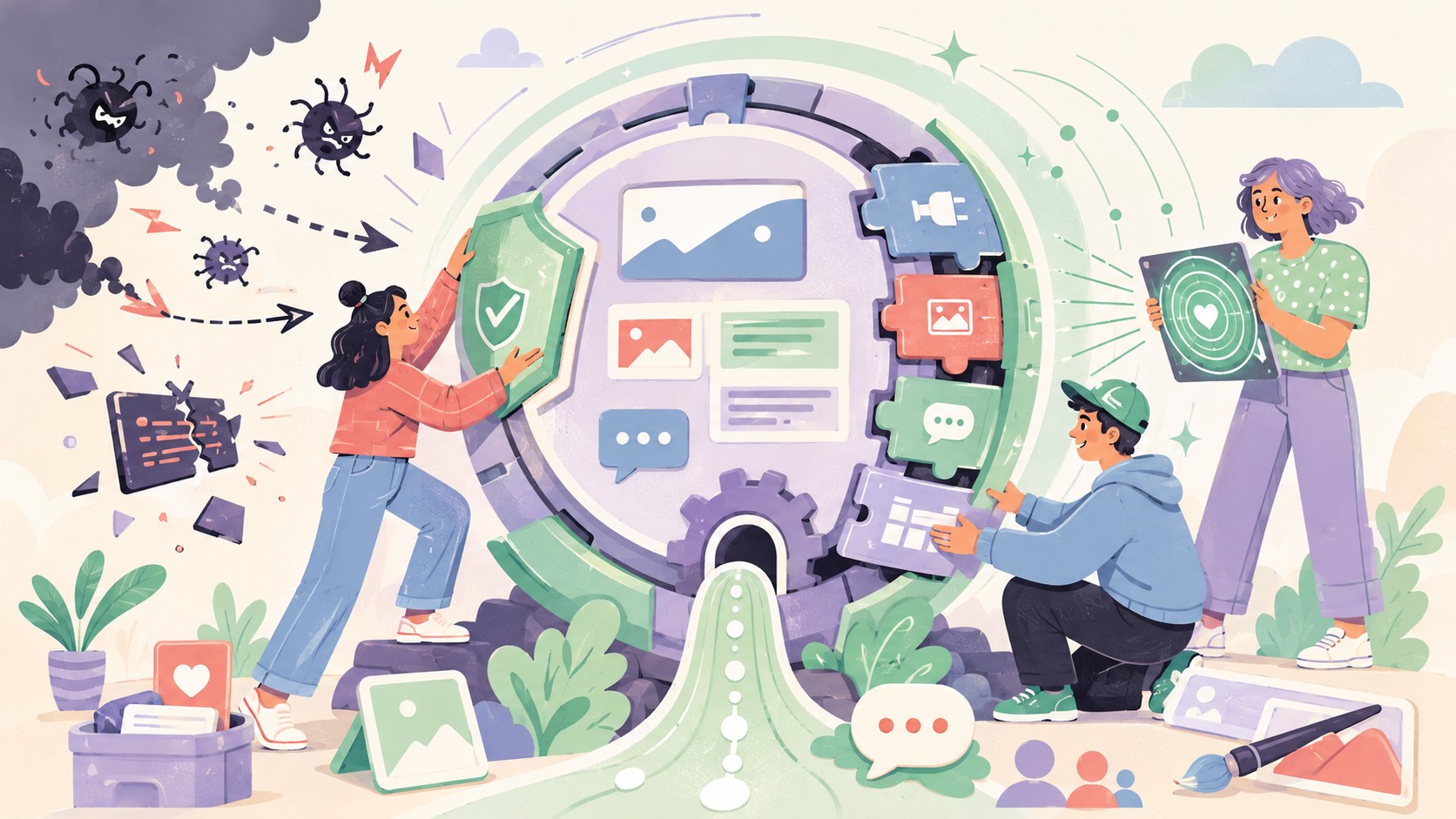 WordPress 7.0.3: qué corrige y por qué actualizar ya - ilustracion