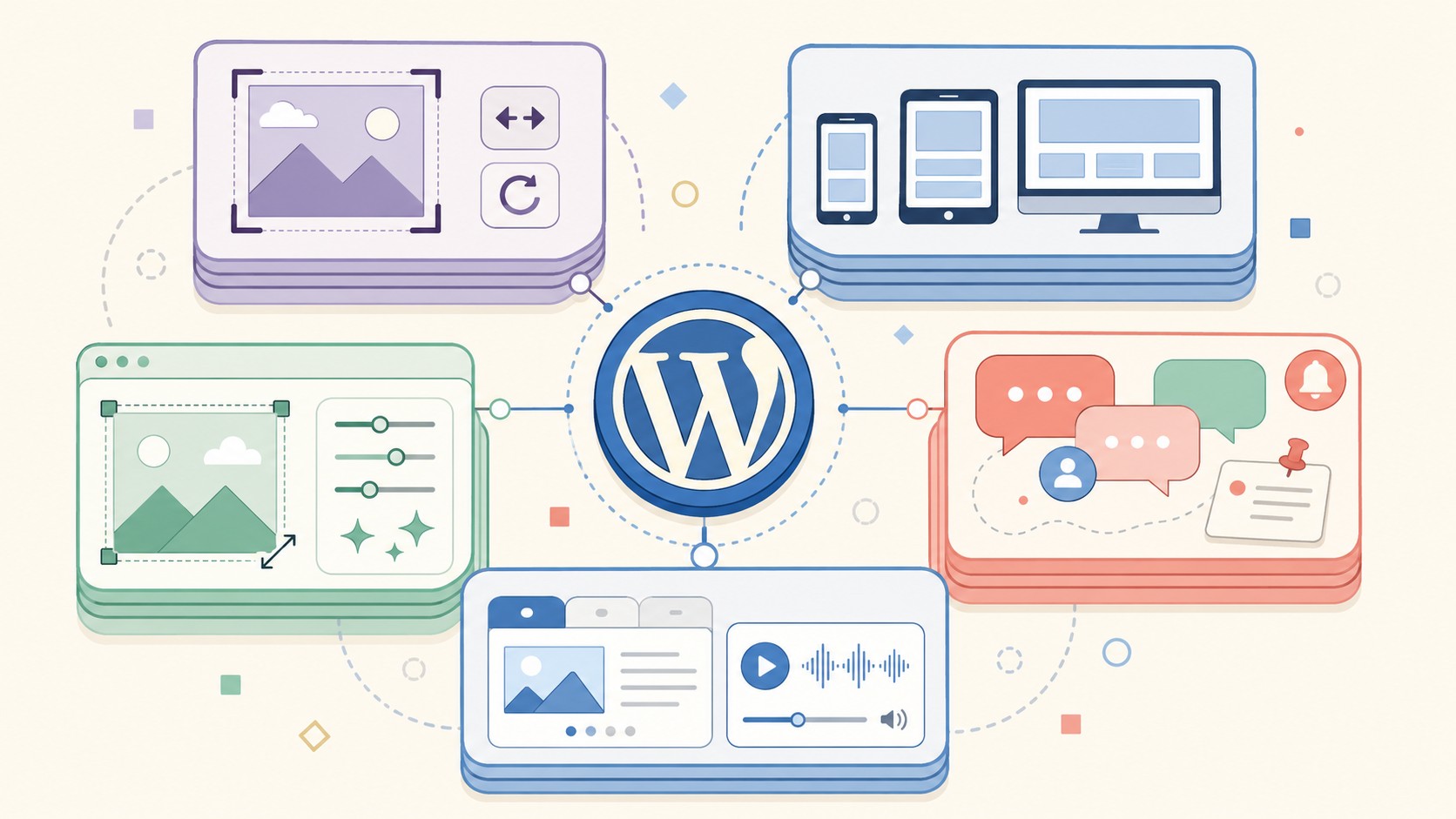wordpress 7.1 novedades diagrama explicativo