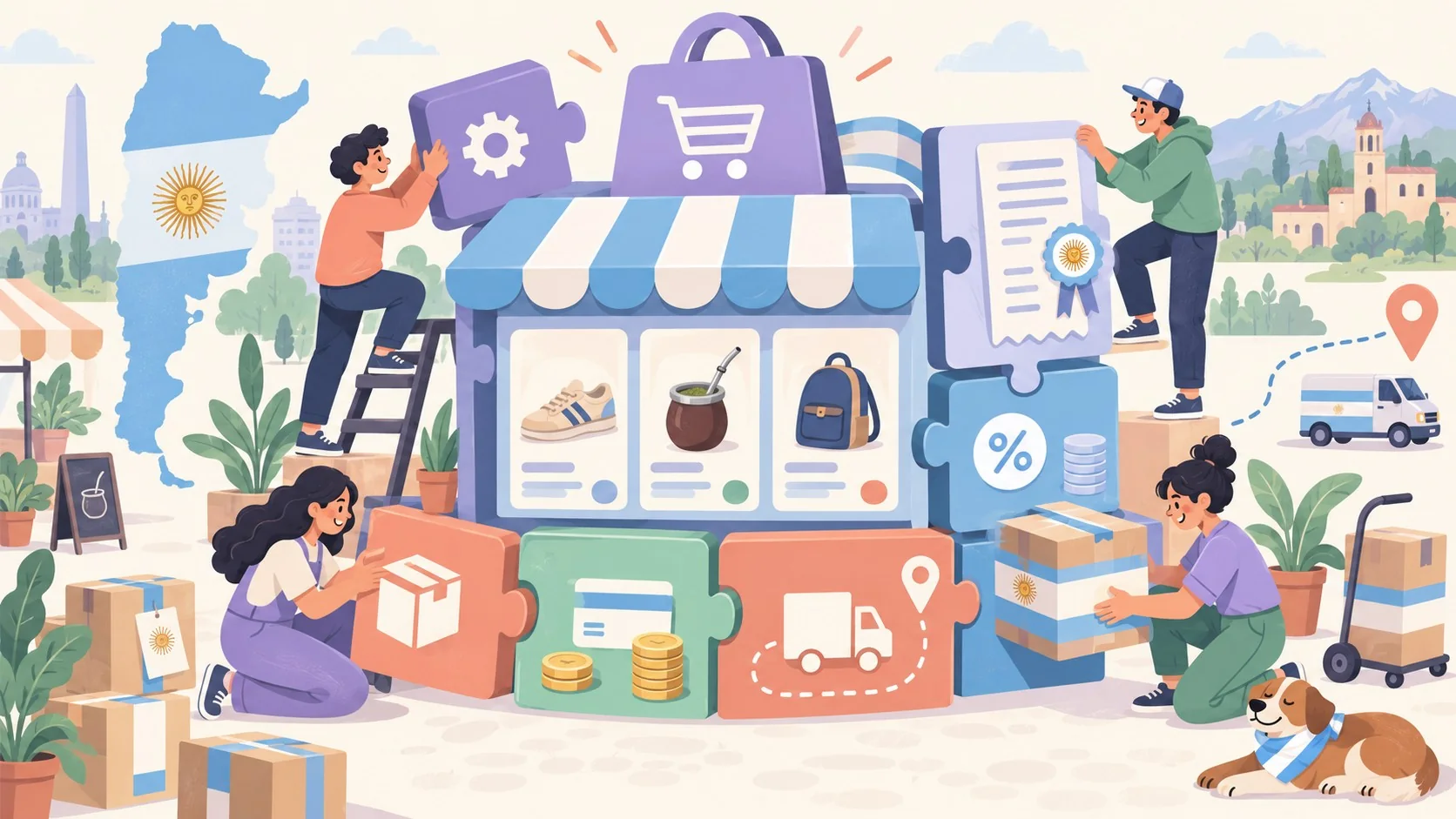 Cómo Configurar WooCommerce en Argentina (2026) - ilustracion