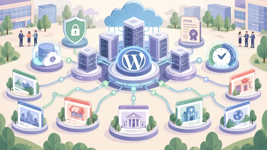 Hosting WordPress para empresas: la guía 2026 - ilustracion