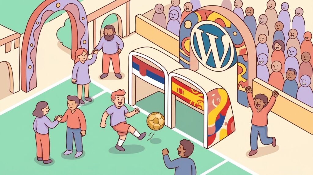 WordCamp Belgrado 2026: El Golazo del Formato Bilingüe - ilustracion