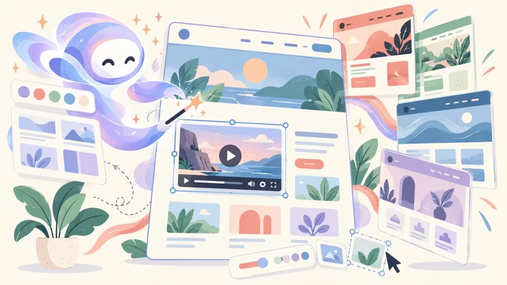 WordPress.com sumó temas con IA totalmente personalizados - ilustracion