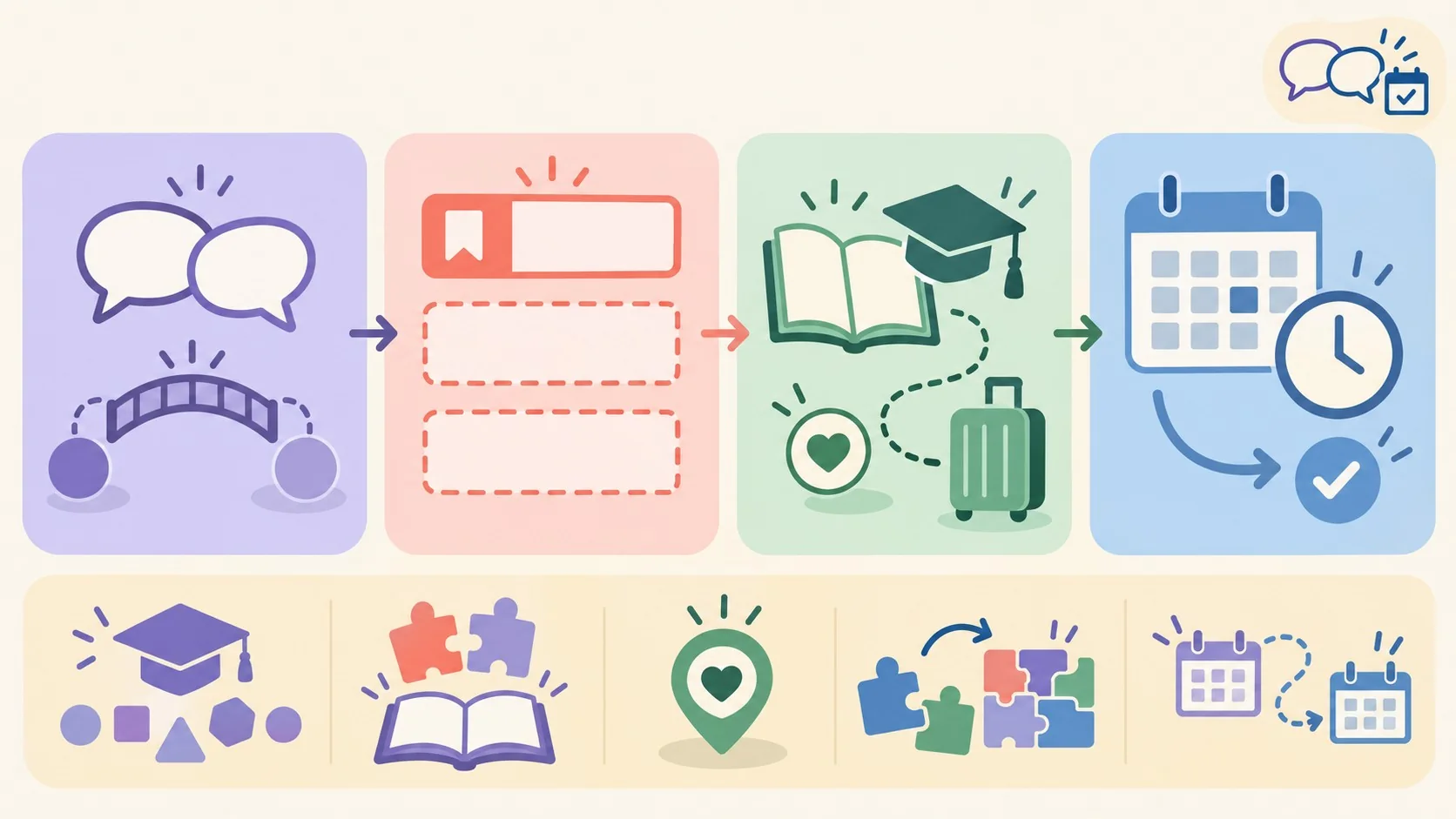 Estudiantes en WordCamp: qué propone WordPress para 2027 1 estudiantes en wordcamp diagrama explicativo