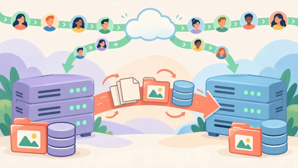 Cómo migrar WordPress sin downtime (guía 2026) - ilustracion