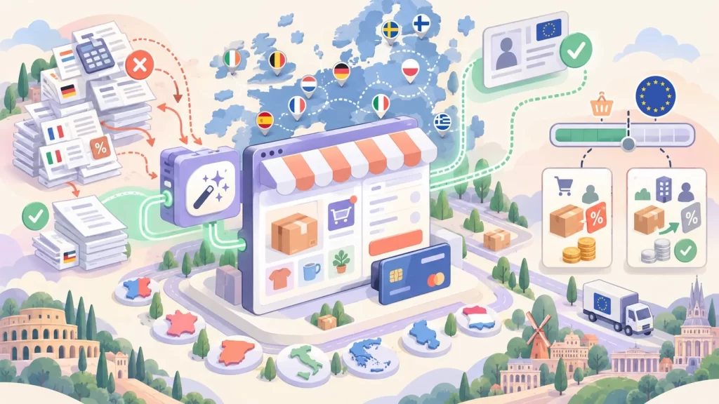 VAT Right: IVA UE y OSS gratis en WooCommerce - ilustracion